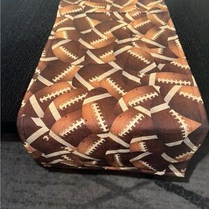 Custom Made to Order Football LINED TABLE RUNNER Bedroom Dresser Scarf Sports